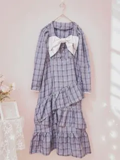 ★新品★タグ付き★ DearMyLoveRose ワンピ LL-3L グレーのサムネイル