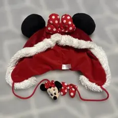 ディズニー　ミニーマウス 耳付き帽子