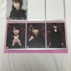 LOVE イコラブ 生写真 赤背景2 野口衣織 佐々木舞香 髙松瞳 - メルカリ