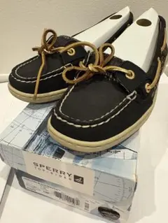 Sperry Top-Sider ブラックデッキシューズのサムネイル
