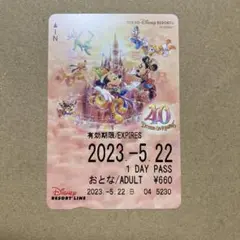 【使用済】①特殊デザイン ディズニーリゾートライン 切符 パス リゾラ 使用済】④特殊デザイン ディズニーリゾートライン 切符 パス