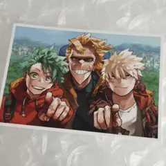 ヒロアカ 原画展 ブロマイド Snapshot 緑谷 オールマイト 爆豪