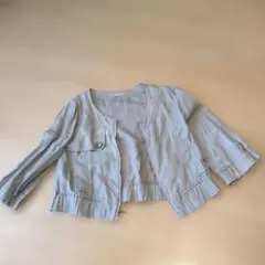 Gap ノーカラージャケット ベージュ XXSのサムネイル