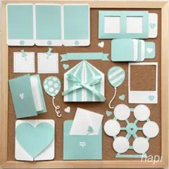 アルバム 仕掛け パーツ【パステルグリーン】