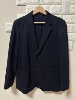 美品✨ユニクロ サイズS コンフォート2Bジャケット ネイビー