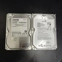 SATA HDD 2台 ジャンク