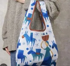 KALDI エコバッグ Helpersブルー　2026年