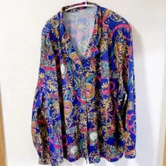 キャサリン妃着用 ローレン ラルフローレン ペイズリー柄リボン付き 
