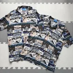 【着1回のみ】東京ディズニーリゾート アロハシャツ S・Lセット