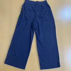 UNIQLO ネイビー ワイドパンツ M