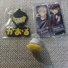 あんスタ　羽風薫　ロング缶バッジ　スタライ4thリンライ　ラバーマスコット