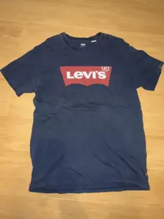 Levi's ネイビー ロゴ Tシャツ M