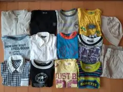 美品多数！！　110cm　春物　夏物　14点　まとめ売り　男の子　古着　子供服