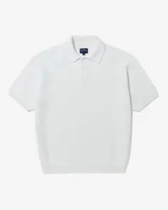 Noah Cotton Raglan Polo Knit 25SS WHTのサムネイル