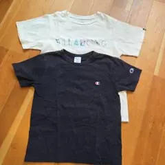 Billabongチャンピオン Tシャツ 2枚セット ホワイト ブラック