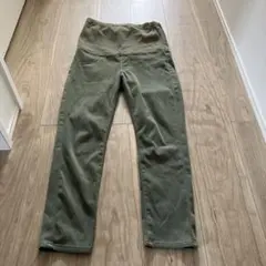 ユニクロオリーブグリーン マタニティスキニーパンツ