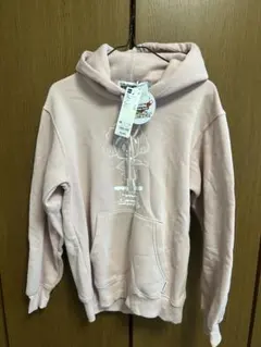 GU なにわ男子コラボスウェットプルパーカー XS ピンク　道枝駿佑さん