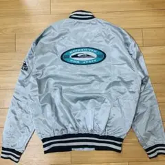 【希少、美品】QUIKSILVER スカジャン　シルバー　L