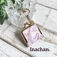‼️1点限定‼️⭐️リバティ生地使用⭐️ハンドメイド 豆がま口 No.17