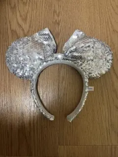 ミニーマウスカチューシャ シルバー