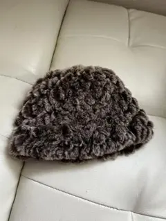 値下げ【美品】ラビットファーロシア帽 4WAY ダークブラウン