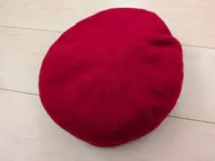 赤いフリーサイズ ベレー帽