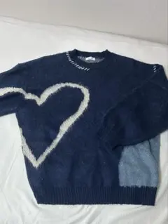 ONCILY HEART PATTERN SHAGGY KNIT ニットのサムネイル