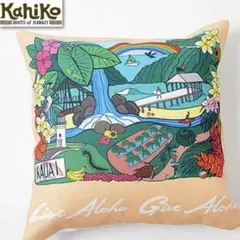ハワイアン　kahiko KAUAI クッションカバー　新品　フラ　ハワイ雑貨のサムネイル