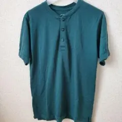 100% Light Merino Henley Deep Forest