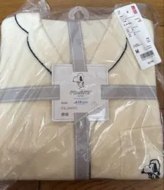 【新品未開封】ユニクロ スヌーピーPEANUTS AIRismパイルパジャマ M