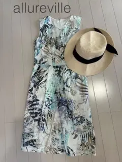 allureville ボタニカル柄　ノースリーブワンピースのサムネイル