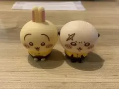 ココス ちいかわコラボ うさぎ ラッコソフビ 指人形