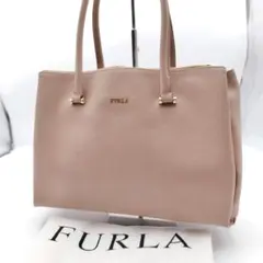 FURLA フルラ 1927 トートバッグ L ピンク ゴールド 金具 FURLA フルラ 1927 トートバッグ L ピンク ゴールド 金具 - メルカリ