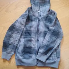 グレー チェック柄 ジャケット 120cm