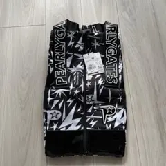 超美品）パーリーゲイツ、pink&black、ペイントロゴ、シューズケース
