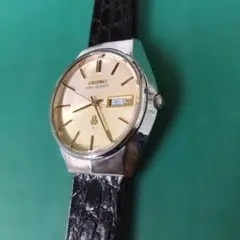 セイコー キングクォーツ　文字盤シャンパンゴールド　キズ無し極美品