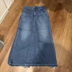 GU JEANS デニムロングスカート
