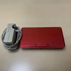 Nintendo 3DS レッド 本体 充電器付き
