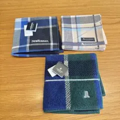 NEWYORKER LANVIN Aquascutumチェック柄ハンカチセット