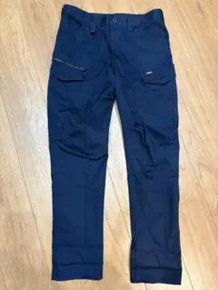 BURTLE バートル 6202 ストレッチツイルカーゴパンツ LL ネイビー