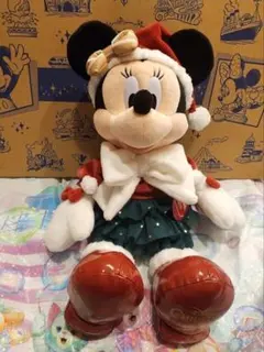 新品未使用タグ付き　ディズニー　クリスマス　ミニー　ぬいぐるみ　2025
