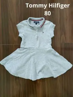 トミーヒルフィガー ポロドレス 80サイズ グレー　女の子　可愛い　かっこいい