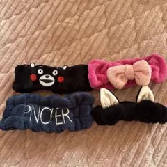 PINCHER ヘアバンド くまデザイン 4点セット