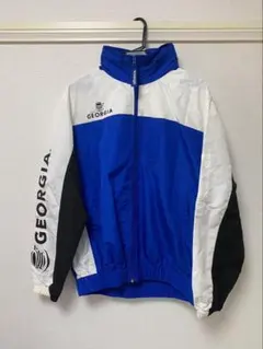 GEORGIA ウィンドブレーカー　ジャケット　青/白/黒