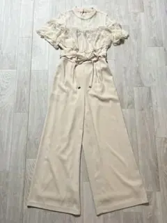 LilyBrown オールインワン レース 上品 シースルー ベージュのサムネイル