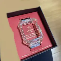 Apple Watchベルト　クリアベルト　クリア　黄色　透明　42/44mm
