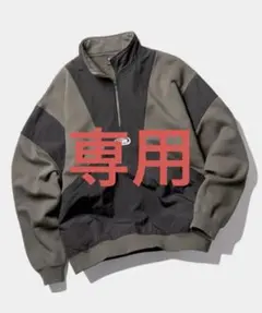 HUF ハーフジップスウェット