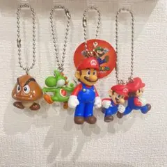 スーパーマリオ　キーホルダー　セット