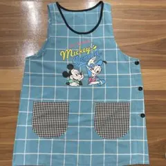 ミッキー・ドナルド エプロン 保育士M-Lサイズ
