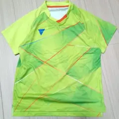 VICTAS 卓球ウェア L 蛍光グリーンL